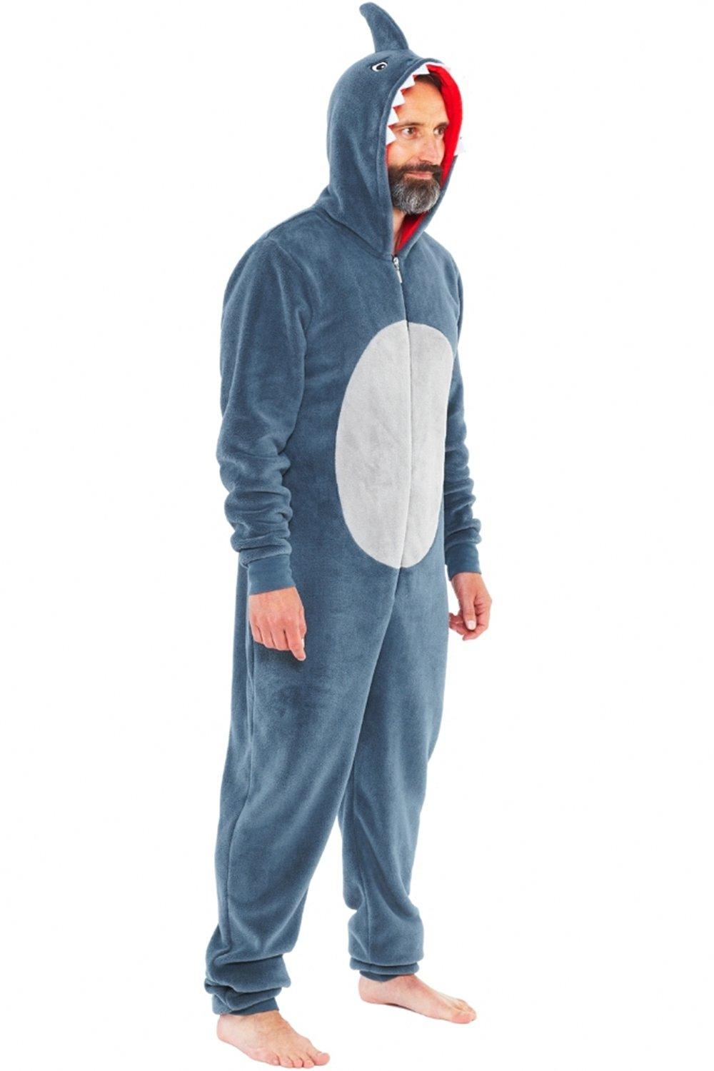 Loungewear Shark Fleece Onesie Just Essentials